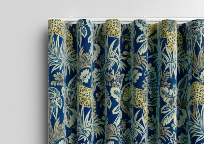 Leopard, Lapis - Made to Measure Curtain - Image 13